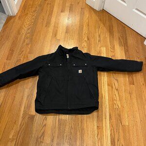 Carhartt RN 14806 Quick Duck Canvas Jacket Black Mens Large In Great Condition
